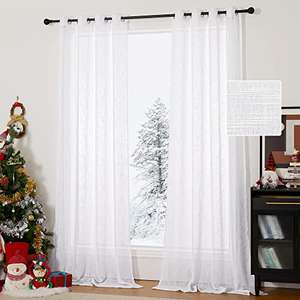 White Voile Curtains 52 x 84-inch - £8.47 @ Dispatches from Amazon Sold by RYB HOME EU