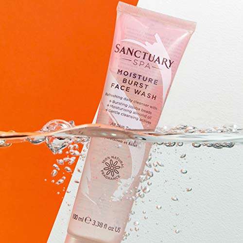 Sanctuary Spa Face Wash, Moisture Burst Gel Facial Wash 100ml : £4.00 (£3.80/£3.40 Subscribe & Save) @ Amazon