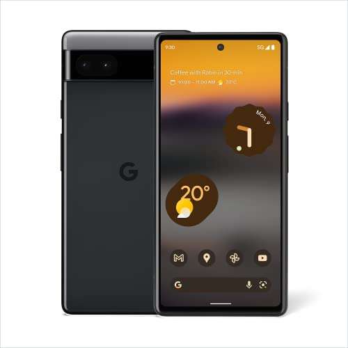 Google Pixel 6a – Unlocked Android 5G Smartphone with 12 megapixel camera (Without buds) £290.08 @ Amazon