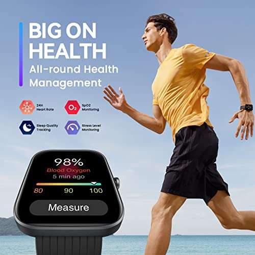 Amazfit Bip 3 Smart Watch with 1.69" Large Color Display £38.99 with voucher @ Amazon