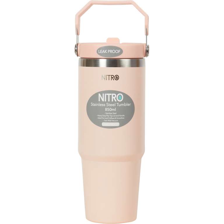 Nitro Rose/Coral Stainless Steel Tumbler by Nitro C&C only at selected stores