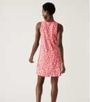 M&S COLLECTION Jersey Printed Mini Swing Dress (in Pink Mix)