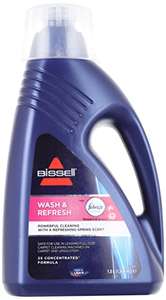 BISSELL Wash & Refresh Febreze Carpet Cleaner Shampoo | Concentrated 2x formula Removes Stains & Neutralises Odours