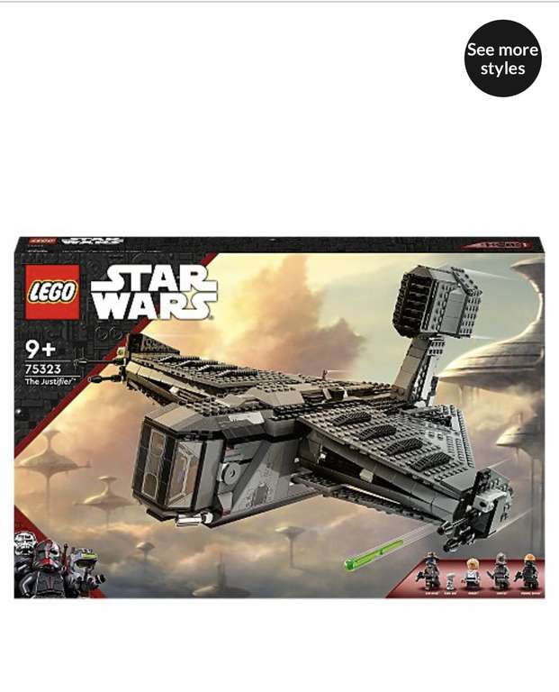 LEGO Star Wars The Justifier Bad Batch Set 75323 - £105 @ George