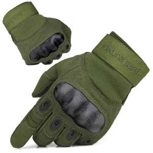 Free Soldier Cycling Gloves Non-slip Full Finger Men's - Size L