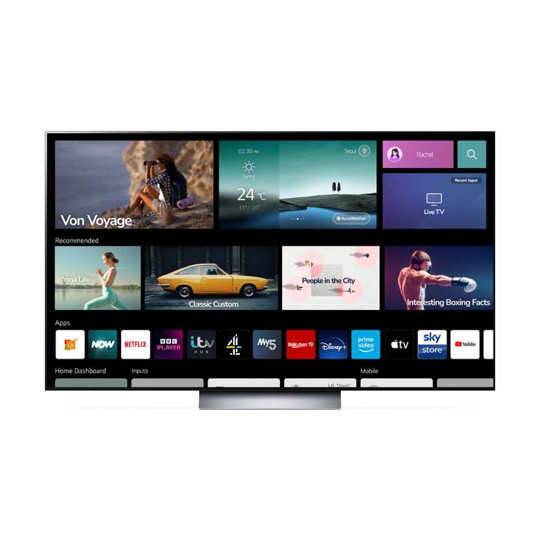 LG OLED evo C2 65'' 4K Smart TV £1699.98 / £1359.98 (using a workplace discount scheme) @ LG Electronics