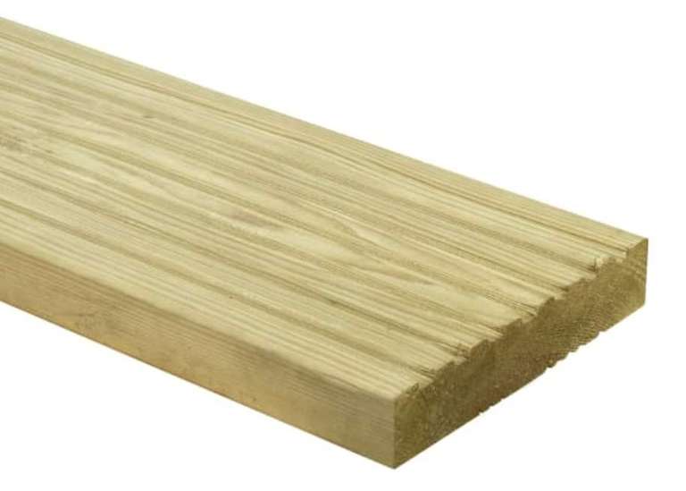 Wickes Natural Pine Deck Board - 25 x 120 x 1800mm £5 / 25 x 120 x 2400mm £7 - free collection @ Wickes