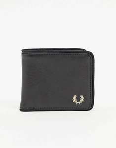 Fred Perry Black Billfold Wallet - £14.99 + £1.99 Click and Collect @ TK Maxx