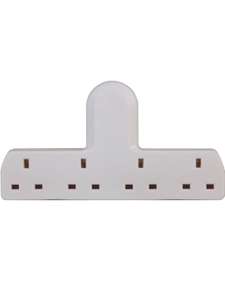 Best Price Square EXTENSION SOCKET 4 WAY BPSCA 2368 - PL11697 By PRO ELEC
