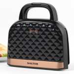 Salter EK3677 Handbag Toastie Maker, Unique Non-Stick Sandwich Toaster, Bag Shaped Snack Machine, Auto 200°C Temperature