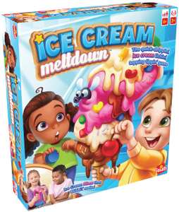 Goliath Games Ice Cream Meltdown: The Quick-Drippin', Ice Cream Lickin', Topping Tippin' Game! | Kids Action Games | For 2+ Players | Age 4+