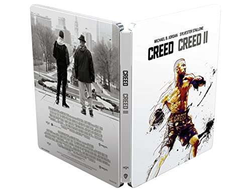 Warner Bros Creed/Creed II Double Film Steelbook - 4K Ultra-HD + Blu-Ray