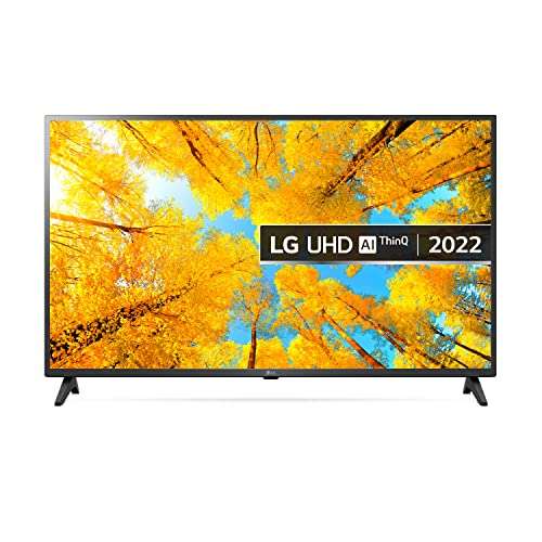 LG LED UQ75 43" 4K Smart TV [Energy Class G] £239 @ Amazon