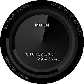 Galaxy Time - a watch face for our Solar System