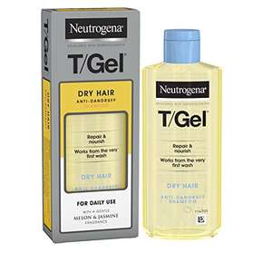 Neutrogena T/Gel Anti-Dandruff Shampoo for Dry Hair, Mix, 250 ml £5.25 (£4.19 or £4.45 + 15% voucher on 1st Sub & save) @ Amazon