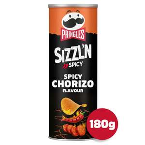 Pringles Sizzl'n Spicy Chorizo Crisps 180G (Oldbury)