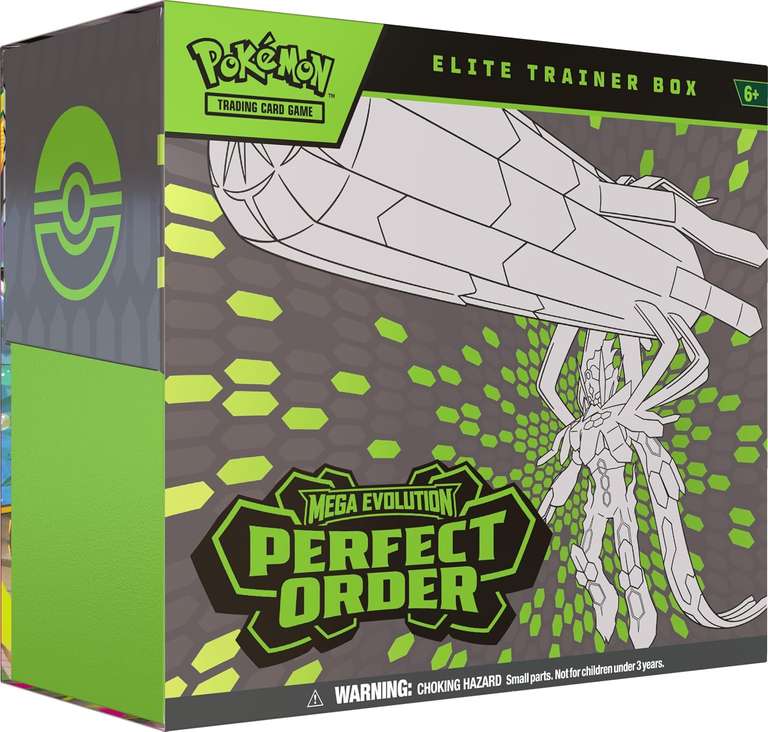 Pokémon TCG: Mega Evolution—Perfect Order Elite Trainer Box (£44.99) at ...