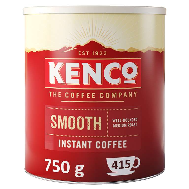 Kenco Smooth Instant Coffee Granules, 750g £17.39 + £5.99 delivery @ Costco
