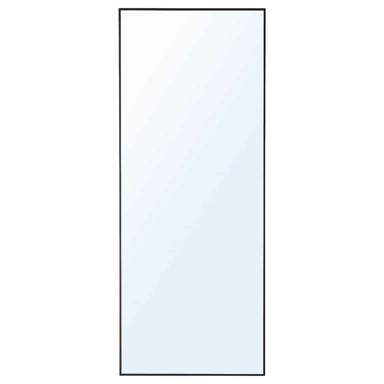 HOVET Mirror, black, 78x196 cm + free C&C