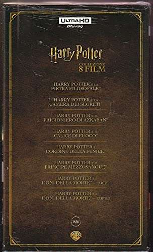 Harry Potter 1-8 Complete Collection (4K Ultra-HD + Blu-ray) £35.18 @ Amazon Italy - Prime Exclusive