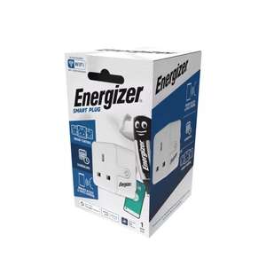 Energizer UK 3 Pin Smart WIFI Plug