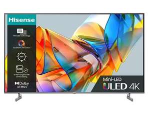 Hisense 55" U6K 4K Ultra HD Dolby Atmos Smart Mini-LED TV with code from playing free Easter Egg game