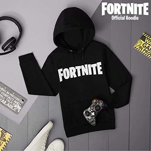 Fortnite Hoodie For Boys, Kids Gaming Jumper, Official Gifts For Boys (Age 7/8) - £16.98 delivered Sold and Dispatched by Get Trend @ Amazon