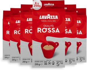 Lavazza, Qualità Rossa, Ground Coffee, 6 x 250g - £17.95 (£15.11 with Subscribe and Save) Prime Exclusive @ Amazon