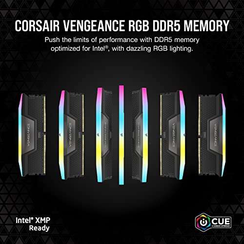 Corsair Vengeance RGB DDR5 Ram 32GB CL34 (2x16GB) 7200MHz