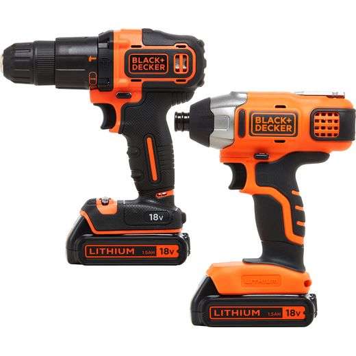 Black + Decker BCK25S2S-GB 18 Volts 