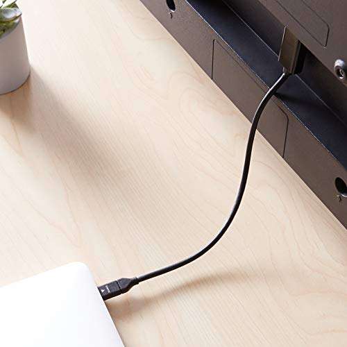 Amazon Basics USB-C to HDMI adapter cable (Thunderbolt 3 compatible) £5.56 With 40% Voucher @ Amazon