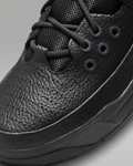 Jordan Max Aura 5 Older Kids' Leather Shoes, Black (Size: UK 3-6) - W/Unique Code (Nike Members)