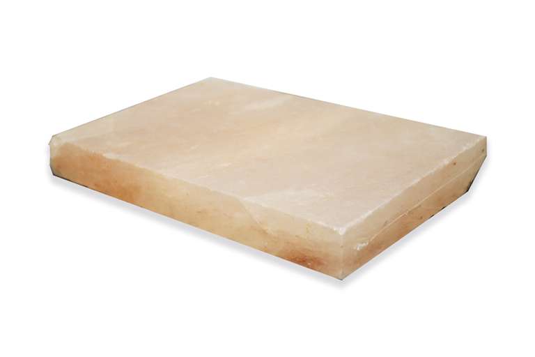 2 x Himalayan Salt Plates (L 43.5cm x W 23cm x H 5.5cm)