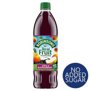 Robinson's Apple and blackcurrant 900ml 49p in Farmfoods Plymouth