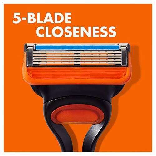 Gillette Fusion5 Pack of 12 Razor Blade Refills - £18.66 / £17.73 Subscribe & Save @ Amazon