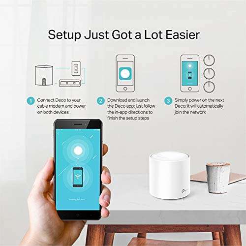 TP-Link Deco X20 AX1800 Whole Home Mesh Wi-Fi 6 System - £99 @ Amazon