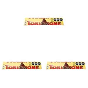 3 x Toblerone Milk Chocolate Large Bar, 360g