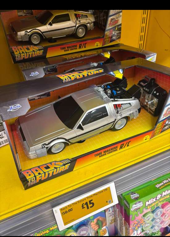 Jada Back to The Future 1:16 Time Machine RC Car £15 at Morrisons ...