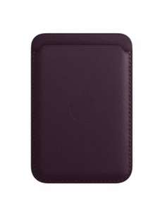 Apple Official iPhone Leather Wallet with MagSafe - Dark Cherry 1st Gen £16.49 with code @ MyMemory