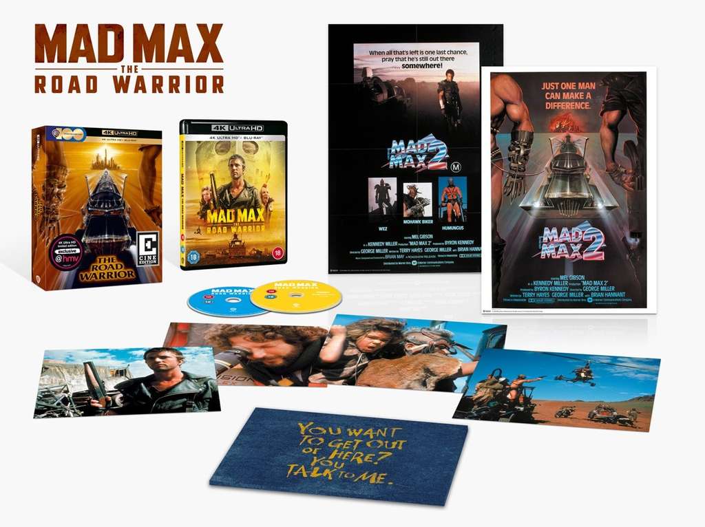 Mad Max: The Road Warrior (HMV Exclusive) Cine Edition (4K Ultra HD ...