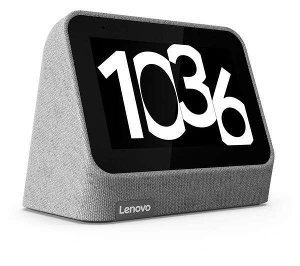Lenovo Smart Clock 2 with Google Assistant - 4" Screen - Blue/Black £30, free delivery @ AO UK Mainland