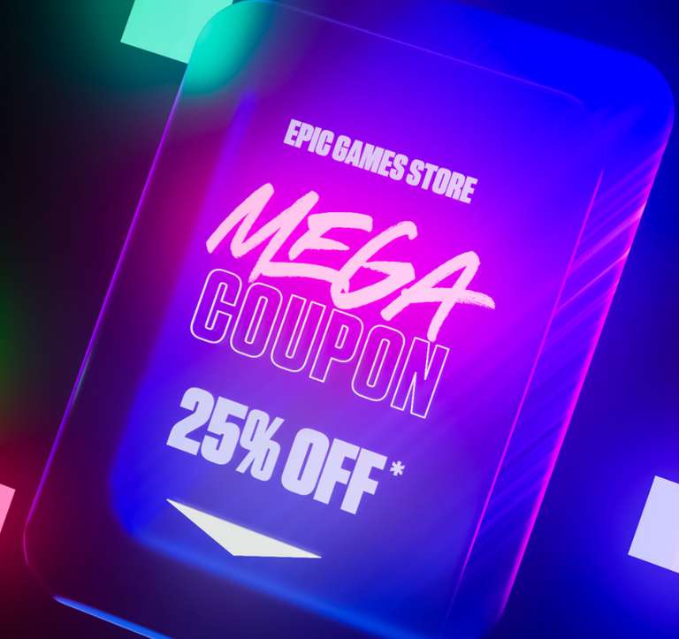 Epic Coupon 25% Off Purchases (Select Games) - Minimum Spend £11.99 @ Epic Games