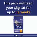 Purina ONE Adult Dry Cat Food Rich in Chicken 6kg - £17.99 - Primeday Exclusive @ Amazon