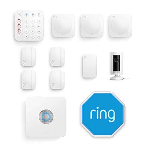 Ring Alarm 11 Piece Kit (2nd Generation) + Alarm Outdoor Siren and Indoor Cam by Amazon – home security system @ £279.99 @ Amazon