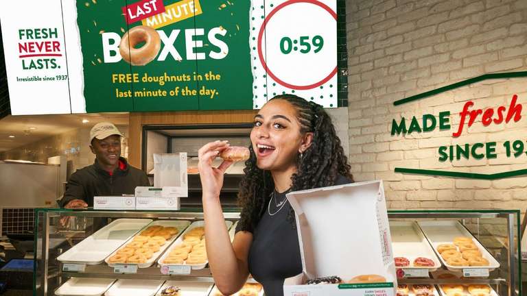 Krispy Kreme Last Minute Box Offer - free doughnuts 6th-12th March @ Krispy Kreme