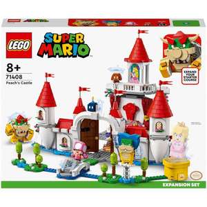 LEGO Super Mario Peach’s Castle Expansion Set Toy (71408) £63.99 With Code + £1.99 Delivery @ Zavvi