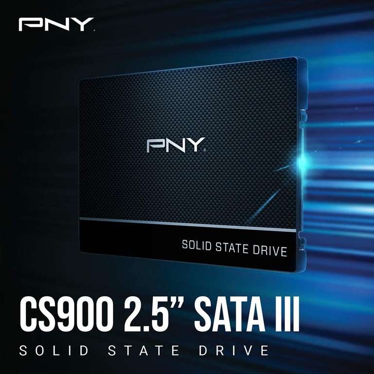 2TB - PNY CS900 Internal SSD SATA-III 6Gb/s, 2.5 Inch TLC Solid State Drive , up to 550/530MB/s - £74.40 Sold by Amazon US @ Amazon