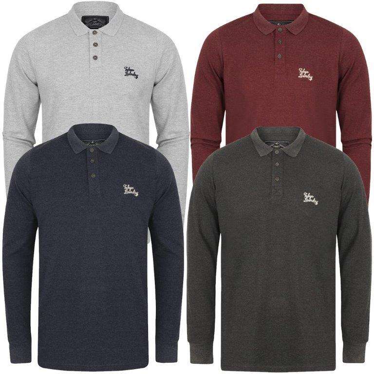 Long Sleeve Polo Shirts for £10.79 with Code + £2.80 delivery