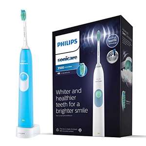 Philips Sonicare DailyClean 3100 Electric Toothbrush, Blue (UK 2-Pin Bathroom Plug) HX6221/66 £20 @ Amazon