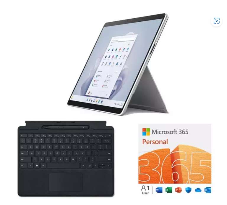 Surface Pro 9 256GB i5 with Typecover, Slim Pen 2 and 15 Months 365 Personal - £999 @ Currys